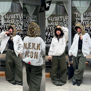    DEAL MỞ BÁN   HOODIE ZIP BEO KITTY FROM BOXY - N.E.K.K ICON 
