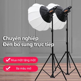  Bộ Đèn Chụp Studio Hình Cầu 65CM Livestream Ngàm Softbox Chiếu Sáng Phòng Chụp Sản Phẩm 
