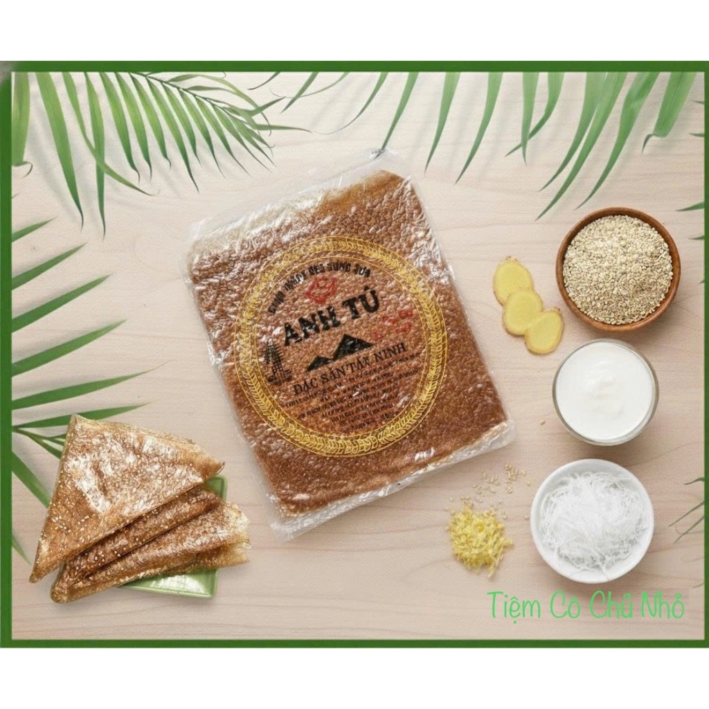 Bánh tráng dẻo mè gừng sữa Anh Tú- đặc sản Tây Ninh