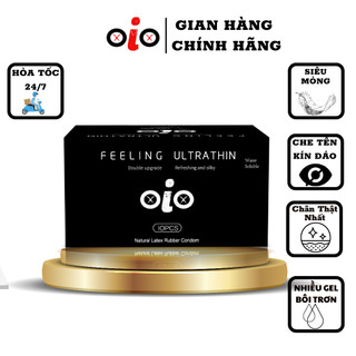  Bao cao su siêu mỏng OiO 4in1 kéo dài thời gian bcs gai nhiều gel bôi trơn chống xuất tinh sớm 