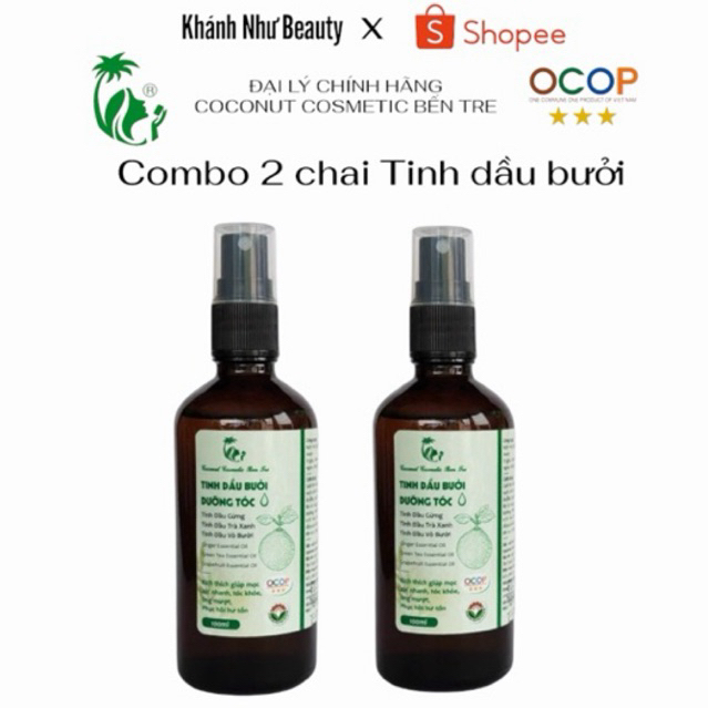 Combo 2 chai xịt mọc tóc, xịt bưởi mọc tóc, xịt tinh dầu bưởi coconut bến tre, xịt mọc tóc nhanh, hỗ trợ giảm rụng tóc