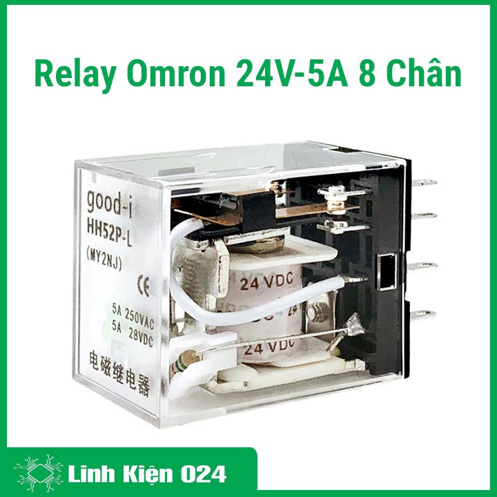 Relay Omron 24V-5A 8 Chân