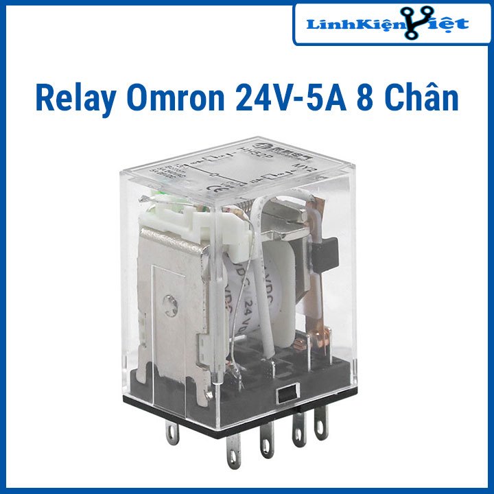 Relay Omron 24V-5A 8 Chân