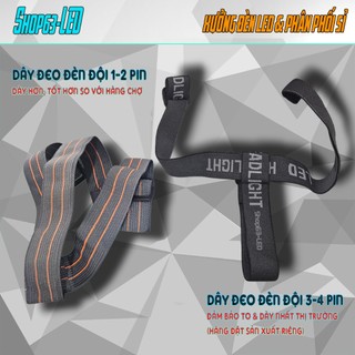 Dây đeo đèn đội đầu, dày dặn co dãn tốt, đeo chắc chắn, êm đầu thoải mái