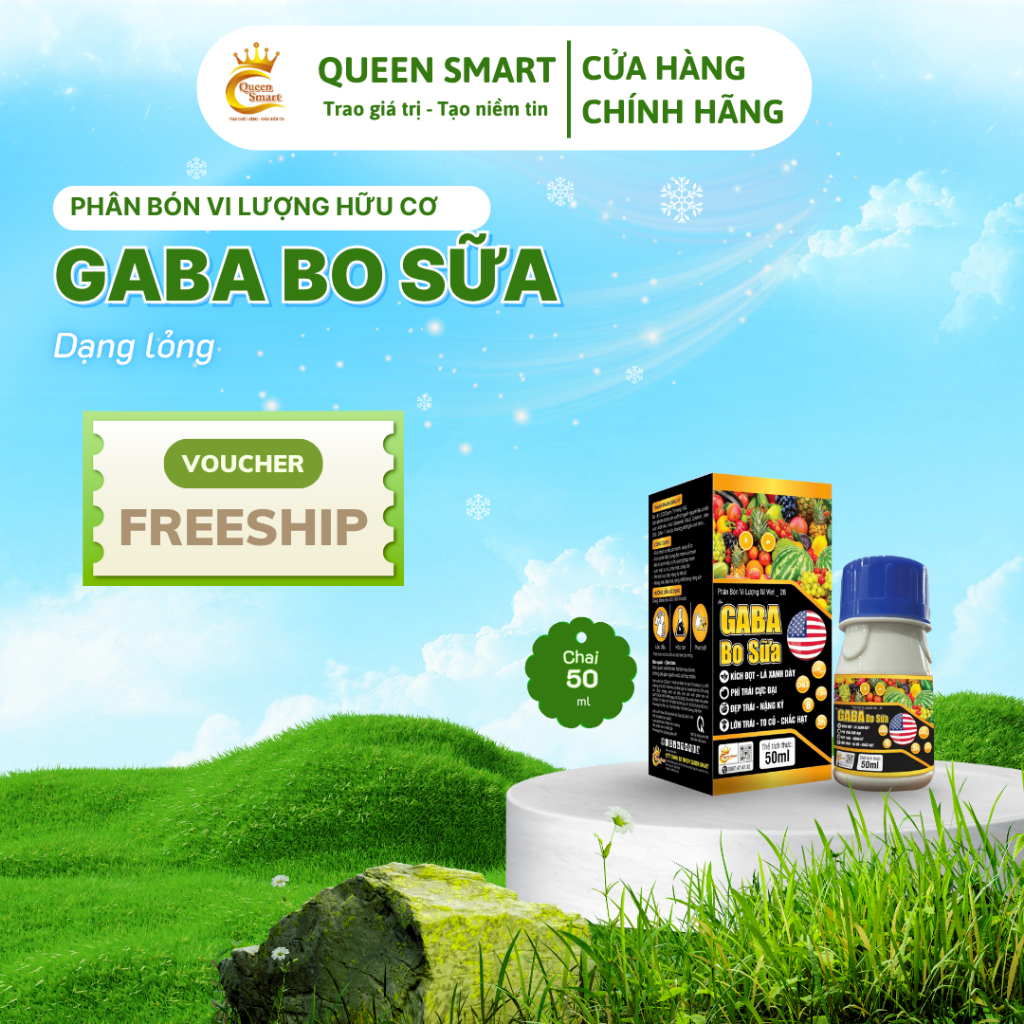 Phân bón vi lượng GABA Bo Sữa 50ml