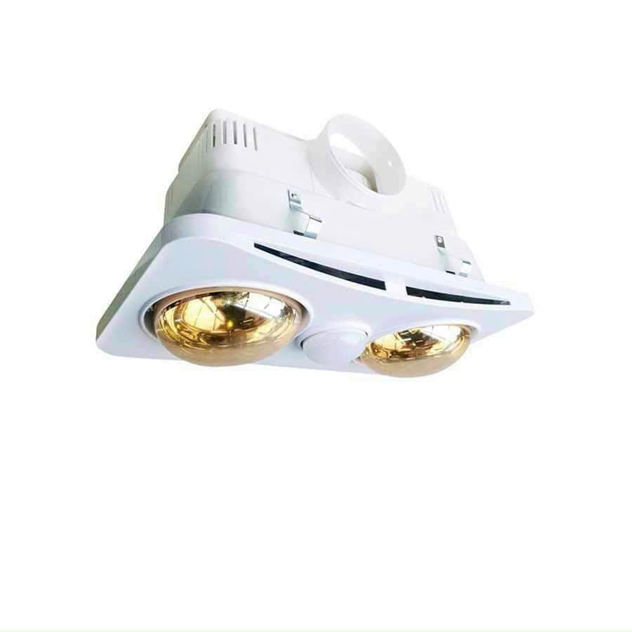 Đèn sưởi nhà tắm âm trần Kohn LUXURY 2 bóng BK02G