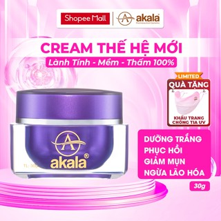  Kem Dưỡng Trắng Da -  Phục Hồi Postbiotic Bio-Peptides Giảm Mụn - Ngừa Lão Hóa Da akala 30gram 