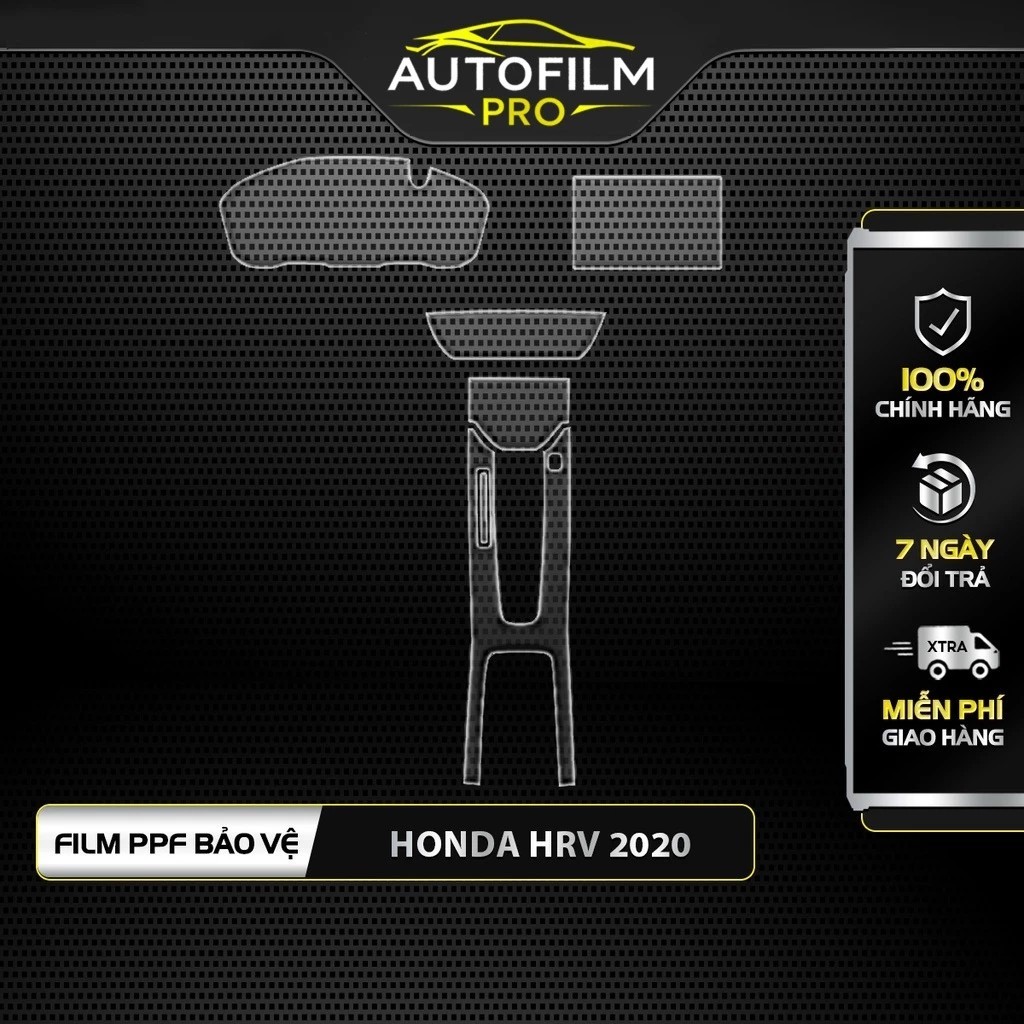 HONDA HRV 2018-2021 - Film PPF cao cấp chống xước và che mờ vết xước cũ bảo vệ nội thất ô tô - AutoF
