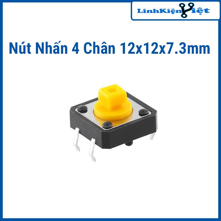 Nút Nhấn 4 Chân 12x12x7.3mm