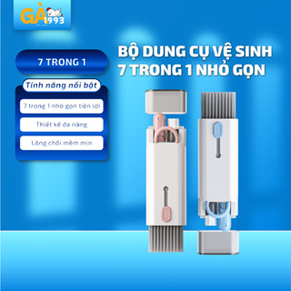 Bộ Vệ Sinh 7 in 1 Đa Năng – Dùng Cho Laptop, Bàn Phím, Tai Nghe – Nhỏ Gọn, Tiện Lợi, Dễ Mang Theo