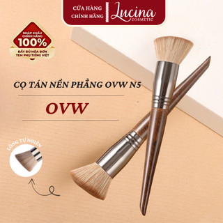  Cọ Tán Nền Dàn Nền OVW N5 Lông Tự Nhiên Siêu Mềm Mịn,Thân Thiện Với Làn Da,Cán Gỗ LUCINA COSMETICS 