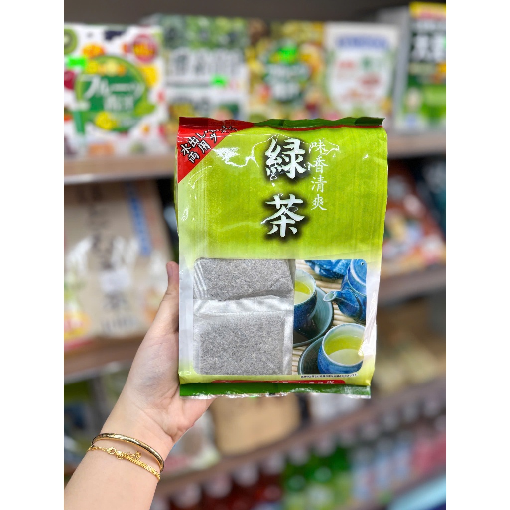 DATE 7/2026 Trà Xanh Túi Lọc Sencha Kobe Bussan Nhật