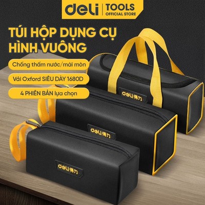 Túi Đựng Dụng Cụ Sữa Chữa Deli, Túi Vải Oxford Chống Thấm Nước Cực Tốt Nhiều Kích Thước