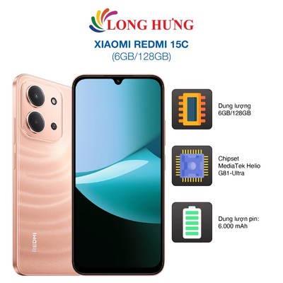 Điện thoại Xiaomi Redmi 15C (6GB/128GB) - Hàng chính hãng