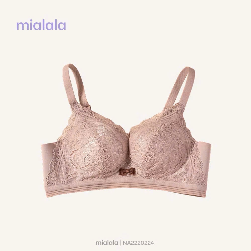 Áo ngực nữ không gọng nâng ngực đệm dày 5cm MIALALA 0224 NA2220224
