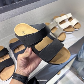 Dép sandal Nam RS da PU, dép tông đế trấu quai bản to 2221 - GATE6 - 5215