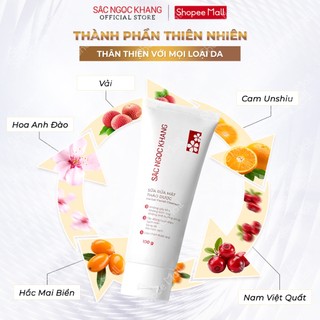 Combo dưỡng da Sắc Ngọc Khang 5 món [Kem đêm 10g+ Sữa rửa mặt 100g+ Nước hoa hồng 145+ Tẩy trang + Kem chống nắng 50g]