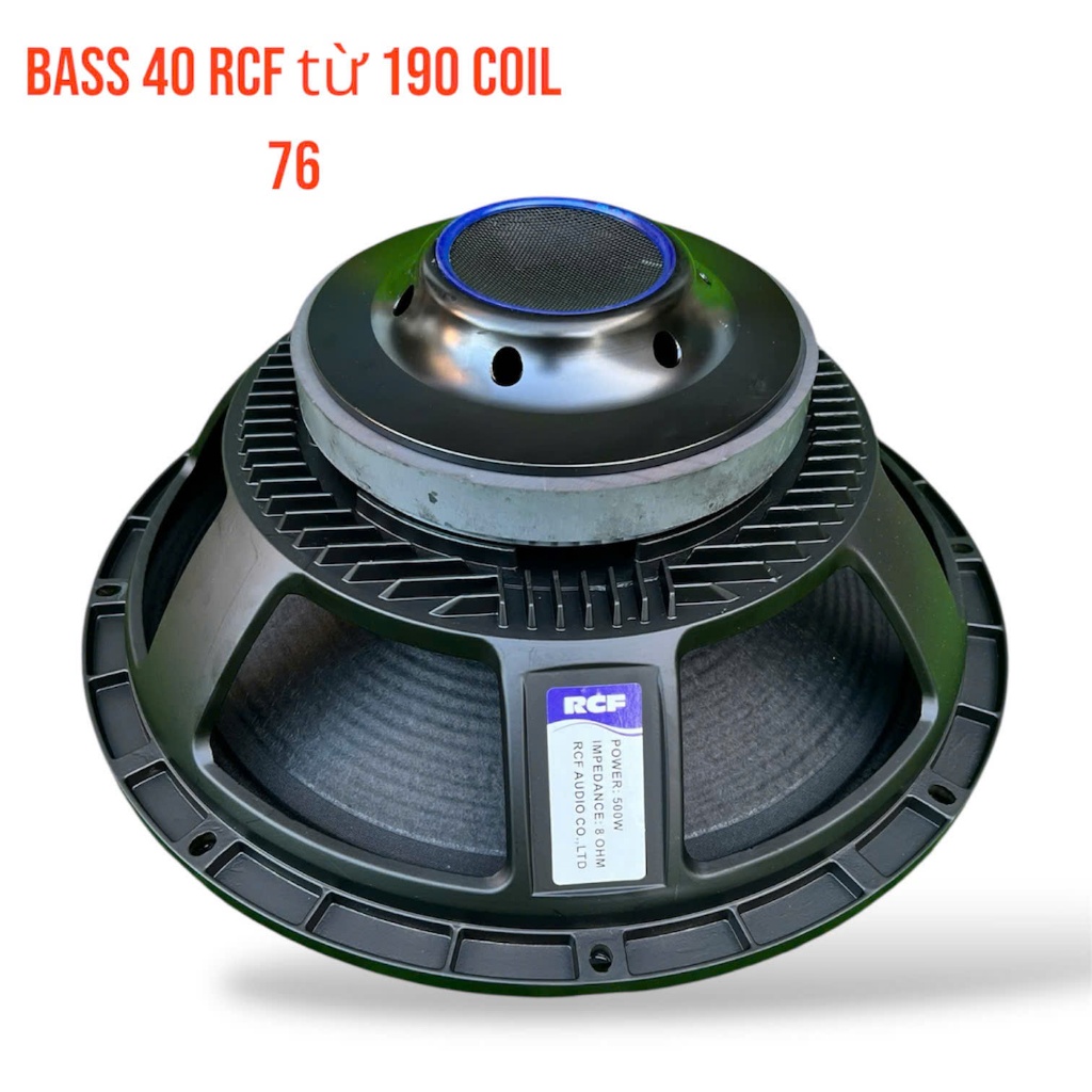 loa bass sub 40 RCF coil 76 từ 190 hàng nhập khẩu bass cực căng - giá 1 loa