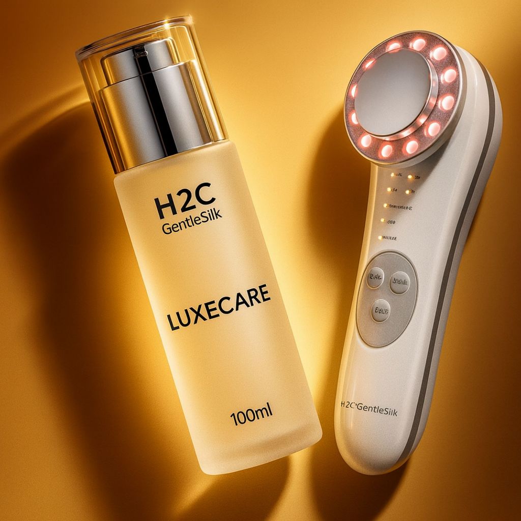  Máy massage mặt ion Máy đẩy sâu tinh chất điện di cao cấp Trẻ hóa da giảm mụn H2c 