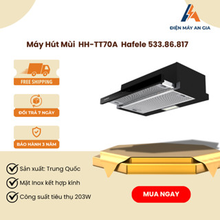 Máy hút mùi Hafele HH-TT70A 533.86.817 – Dạng âm tủ 70cm, điều khiển cảm ứng, 3 tốc độ - PEB