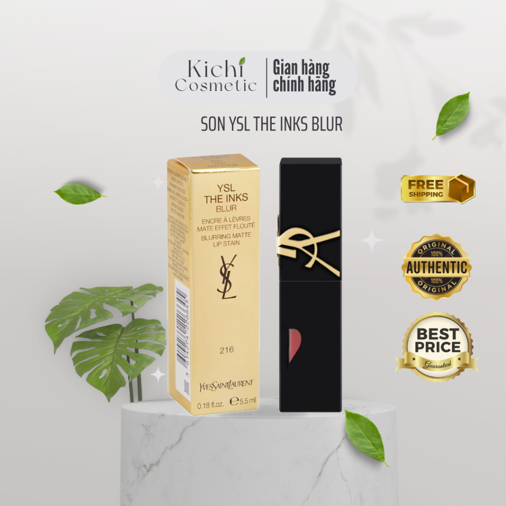 (chính hãng) Son YSL The Inks Blur màu 220 237 216 202 231 son kem lì