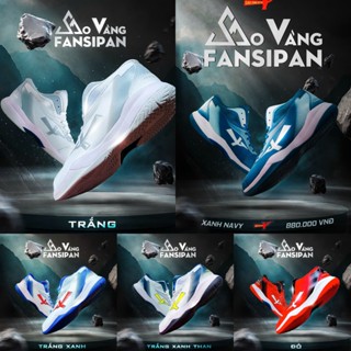  Giày Sao Vàng FANSIPAN - Tặng kèm áo giữ nhiệt - Giày Bóng chuyền - Giày Thể Thao - Mẫu cổ trung 