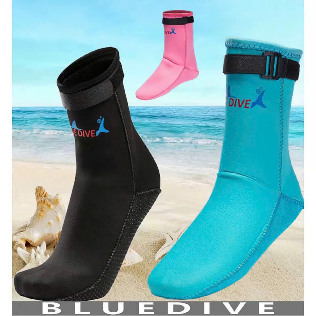 Tất lặn biển, vớ lặn biển BLUE DIVE dày 3mm DIVING SOCKS SCUBA GEAR