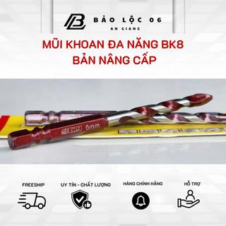  { BẢN NÂNG CẤP } Mũi Khoan Đa Năng BK8 - Chuyên Khoan Tường Gạch Đặc Biệt Là Gạch Bóng Kiếng 