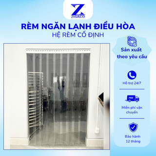  Rèm Nhựa Ngăn Lạnh Trong Suốt ZISACO Độ Dày 1,5mm  Tặng kèm phụ kiện  Rèm Nhựa PVC Ngăn Bụi 