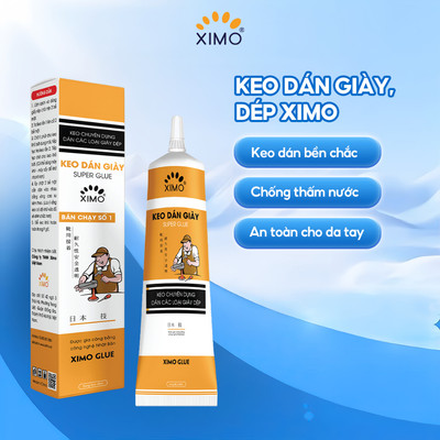 Keo Dán Giày Nhiệt 60ml XIMO Trong Suốt Siêu Dính Dùng Không Tổn Thương Da KDG06