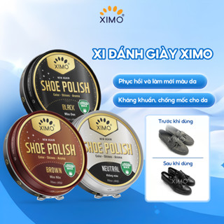 Xi đánh giày XIMO Shoe Polish dạng sáp giúp đánh bóng, bổ sung màu cho giày, đồ da XXI08 50ml