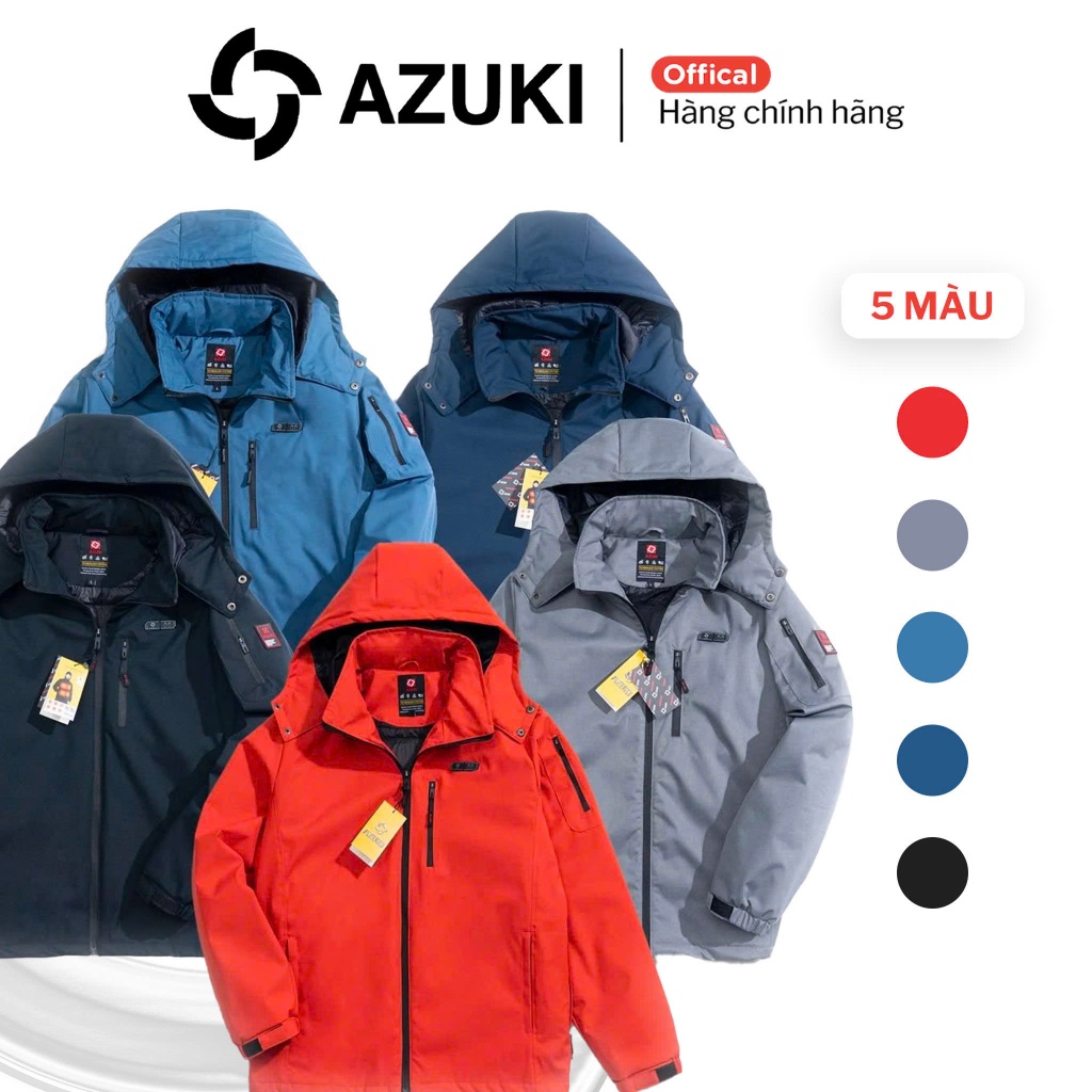 Áo Sưởi Ấm Azuki AZUKI R05 Chạy Bằng Pin Chất Lượng Cao Cấp [ BH 12 Tháng]