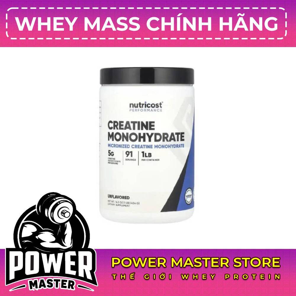 Nutricost Creatine Monohydrate – Đồng Hành Tập Luyện Bền Bỉ