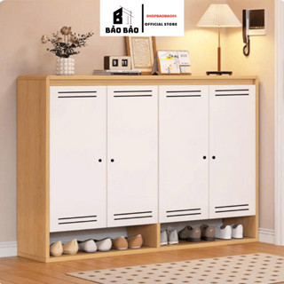  Tủ quần áo để đồ Bảo Bảo đa năng nhiều ngăn chất liệu gỗ MDF phong cách hiện đại - XM120 