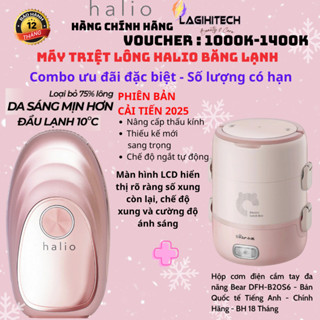   MẪU MỚI  Máy Triệt Lông Lạnh Cá Nhân Halio IPL Cooling Hair Removal Device Bảo Hành 2 Năm - Hàng Chính Hãng 