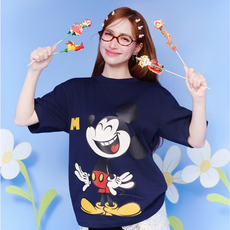 Áo Phông Oversize ECOCHIC x HÒA MINZY MICKEY SPLASH Chính Hãng Bản Quyền Disney MICKEY COLLECTION TS006 | BigBuy360 - bigbuy360.vn