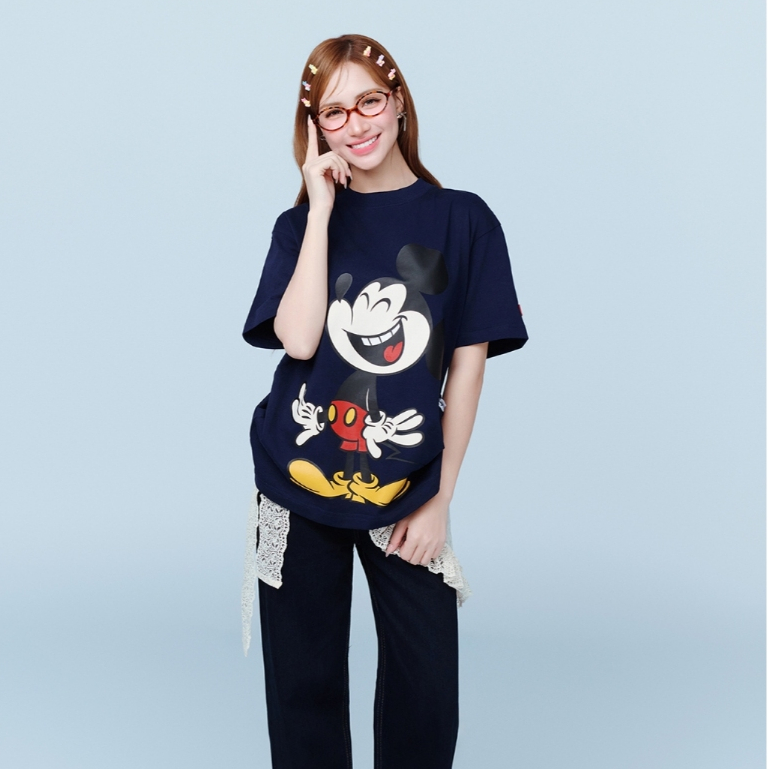 Áo Phông Oversize ECOCHIC x HÒA MINZY MICKEY SPLASH Chính Hãng Bản Quyền Disney MICKEY COLLECTION TS006 | BigBuy360 - bigbuy360.vn