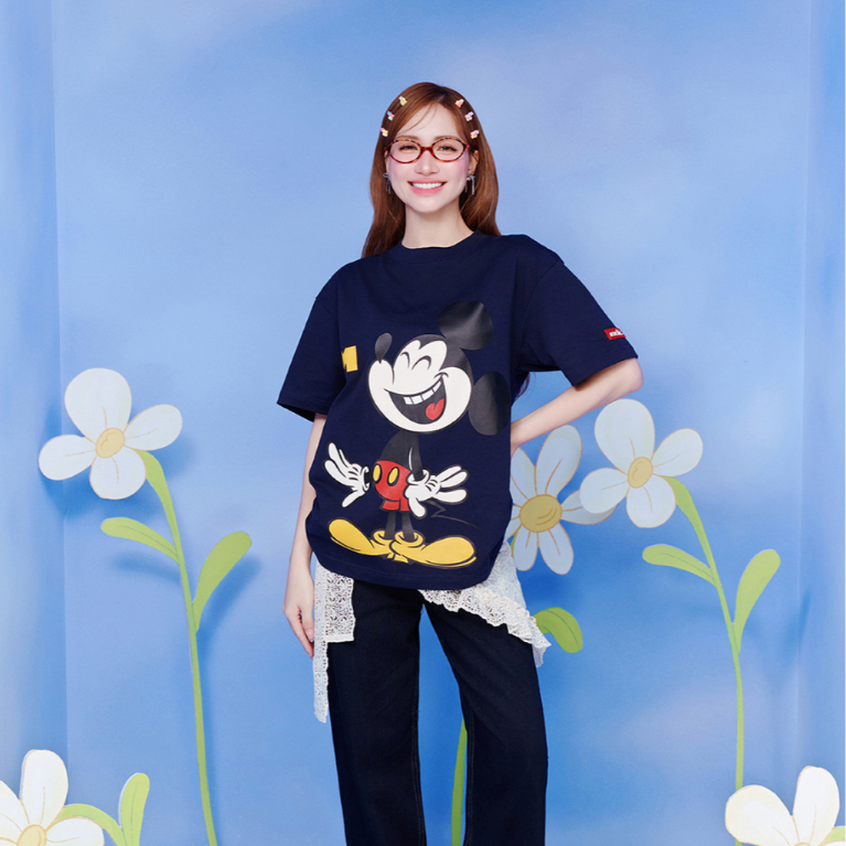 Áo Phông Oversize ECOCHIC x HÒA MINZY MICKEY SPLASH Chính Hãng Bản Quyền Disney MICKEY COLLECTION TS006 | BigBuy360 - bigbuy360.vn