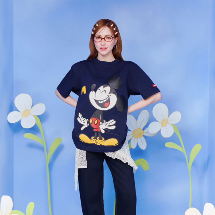 Áo Phông Oversize ECOCHIC x HÒA MINZY MICKEY SPLASH Chính Hãng Bản Quyền Disney MICKEY COLLECTION TS006 | BigBuy360 - bigbuy360.vn