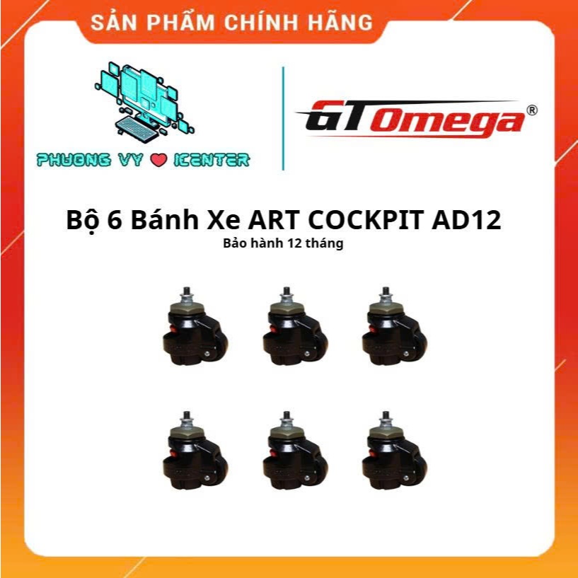 Bộ 6 Bánh Xe Cho Khung Buồng Lái Đua Xe ART COCKPIT 4080 (Khung Nhôm Định Hình)