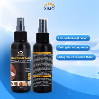 Chai Vệ Sinh Giày Đồ Da Lộn Suede Shoe Cleaner XIMO 100ml Túi Ví Áo Ghế Giúp Làm Sạch Chăm Sóc Chống Mốc XI06 