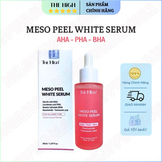  Meso Peel White THE HiGH 50ML CHÍNH HÃNG Serum Hỗ Trợ Trắng Da Căng Bóng Không Đỏ Giảm Mụn 