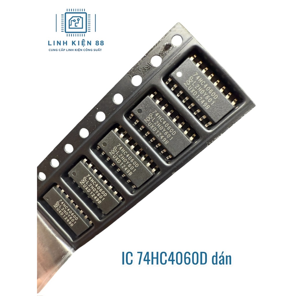 5 con IC chức năng 74HC4060D 74HC4060 dán Sop-16 chính hãng NXP