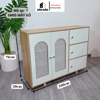   GIAO HỎA TỐC  Tủ đựng đồ nhiều ngăn cánh cửa decor nhà hiện đại MDF chống ẩm - LM5 