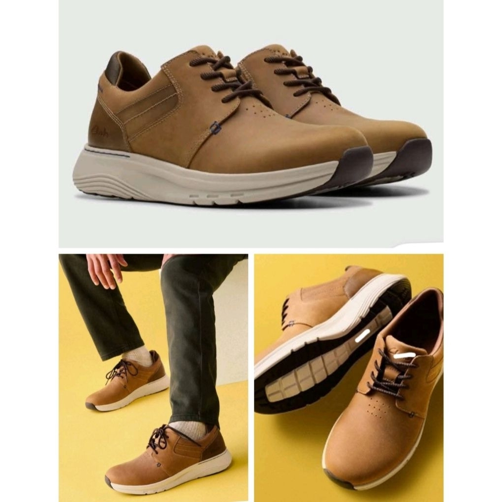 sz41 42 .Giày Clarks nam da thật xuất dư chính hãng.