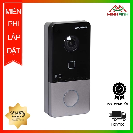 Nút ấn camera chuông cửa HIKVISION DS-KV6113-WPE1(B)