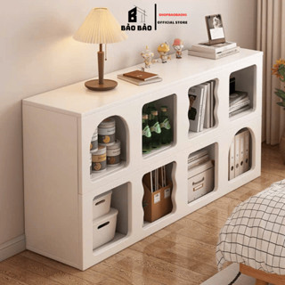  Kệ sách  kệ gỗ decor trang trí đựng đồ đa năng chất liệu gỗ MDF phong cách bắc âu - X12 