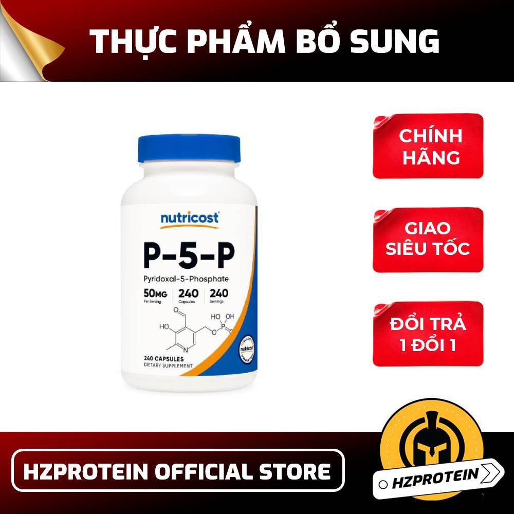 VIÊN UỐNG NUTRICOST P5P HỖ TRỢ CHUYỂN HÓA NĂNG LƯỢNG VÀ DƯỠNG CHẤT