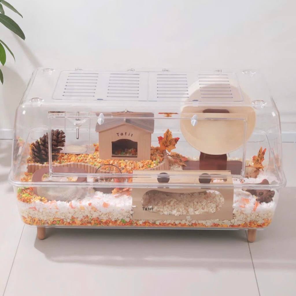 [CÓ SẴN] Lồng Mica Cao Cấp Hãng Bucatstate - Tafit - Yee 60cm 80cm Lồng Chuồng Hamster Nhím Sóc Chuộ