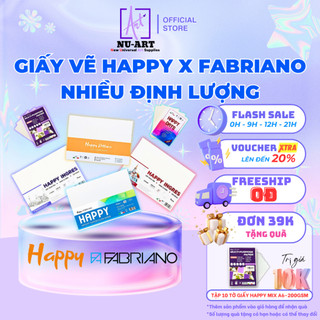  Giấy Vẽ Happy | Giấy Vẽ Màu Nước Màu Bột Marker Chì Sáp Nhiều Định Lượng 110 200 220 250 300GSM 